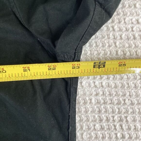 Men's Fender by DaVinci Long Sleeved Black on Black Embroidered Button Shirt - Picture 5 of 6